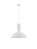 Minimalistyczna lampa wisząca owalna gipsowa biała ozdobne wgłębienia uniwersalna klasyczna możliwość ściemniania Luces Exclusivas 
