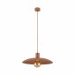 Lampa wisząca w kolorze ceglastym ozdobna metalowa industrialna minimalistyczna ASTRA BRICK 10882 TK-Lighting 