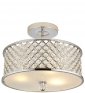 LAMPA SUFITOWA HUDSON ENDON CHROM Z KRYSZTAŁKAMI 