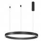 Czarna Lampa Wisząca Okrąg JACA CCT LE43501 LUCES EXCLUSIVAS 