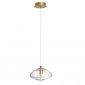 Lampa z Formowanego Szkła Złota NAYARIT LE42897 LUCES EXCLUSIVAS 