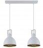 Lamp Wisząca Loftowa Biało Złota MARS 32259 SIGMA 