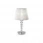 Lampka Stołowa Srebrna PEGASO TL1 059259 IDEAL LUX 