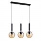 LAMPA WISZĄCA RAVENA ITALUX PND-2324-3L BK+AMB 