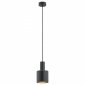 Nowoczesna prosta lampa wisząca czarna kielich stal designerska minimalistyczna SINES 4219 Argon 