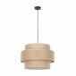 Dekoracyjna lampa wisząca w stylu boho dekoracyjny abażur z juty rystykalna industrialna nad stół do salonu jadalni sypialni CALISTO 3 JUTA 5402 50cm TK-Lighting 