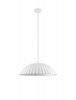 Minimalistyczna lampa wisząca owalna betonowa biała zdobiona uniwersalna klasyczna możliwość ściemniania Luces Exclusivas 