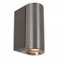 Nowoczesny reflektor ścienny szara tuba uniwersalna minimalistyczna aluminiowa DUPLA 09243/01/15 Lucide 