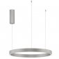 Nowoczesna Lampa Wisząca Srebrny Pierścień BARI LE43252 LUCES EXCLUSIVAS 