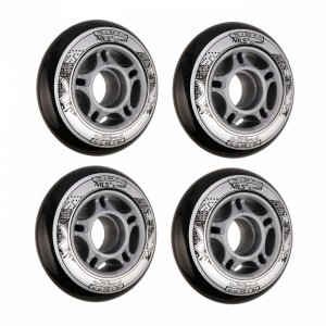 4 kółka Nils 76mm 82A (czarne)