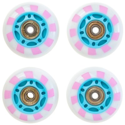 4 świecące kółka Raven Caramell 70mm z łożyskami
