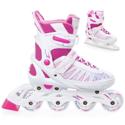 Rolki z wymienną płozą Raven Grace (świecące kółka)