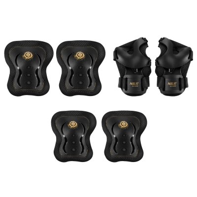 Ochraniacze Nils H320 Fly (black/gold)