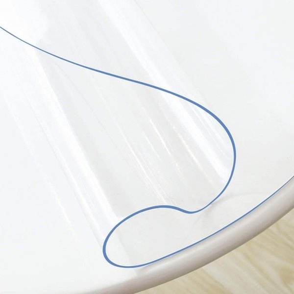 Mata podkładka ochronna okrągła elastyczna PCV na stół biurko 1 mm fi 170