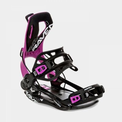 Wiązania snowboardowe Raven FT360 (fuchsia) 2025