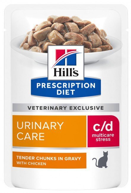 Hill&#039;s Prescription Diet c/d Feline Urinary Stress z kurczakiem saszetka 85g