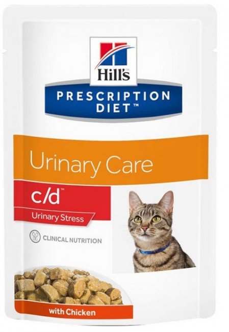 Hill&#039;s Prescription Diet c/d Feline Urinary Stress z kurczakiem saszetka 85g