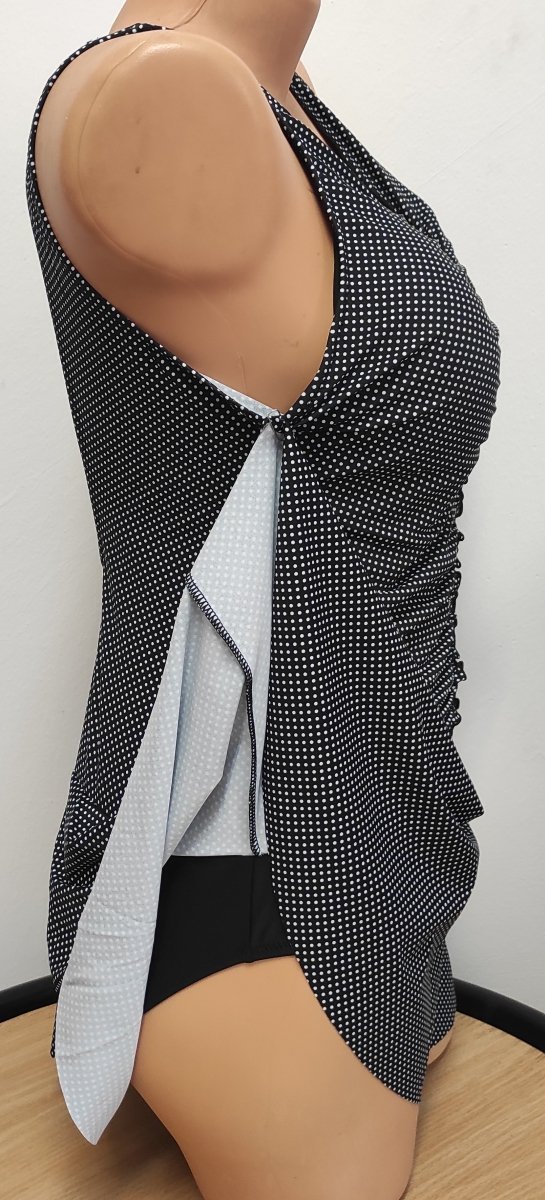 Kostium jednoczęściowy - sukienka Czarna R: