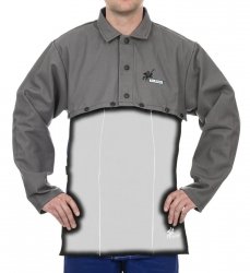 WELDAS-38-4328 Arc Knight® ochrona ramion i barków (bolerko), wysokiej odporności trudnopalna bawełna 520 gr./m2 