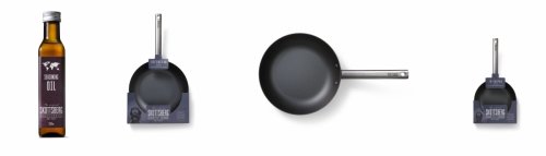 Skottsberg Zestaw 3 Patelni ze stali węglowej + GRATIS