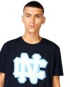 Mitchell & Ness t-shirt NCAA University Of North Carolina Large Logo Tee BMTRINTL1272-UNCNAVY