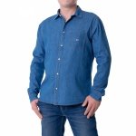 Tommy Jeans Koszula męska Tjm Cotton Denim Shirt Mid Indigo DM0DM08399-447