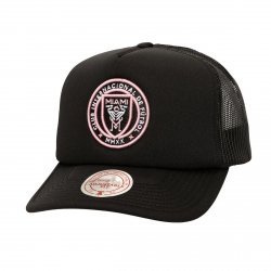 Mitchell & Ness czapka z daszkiem Inter Miami CF MLS Evergreen trucker HT8611-IMCBLCK