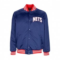 Mitchell & Ness kurtka NBA Heavyweight Satin Jacket New Jersey Nets OJBF3413-NJNYYPPPNAVY