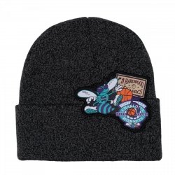 Mitchell & Ness czapka zimowa Charlotte Hornets NBA XL Logo Patch Knit Hwc Hornets HCFK4341-CHOYYPPPBLCK