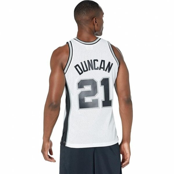 Mitchell &amp; Ness koszulka męska San Antonio Spurs NBA Swingman Jersey Duncan SMJYCP19247-SASWHIT98TDU 