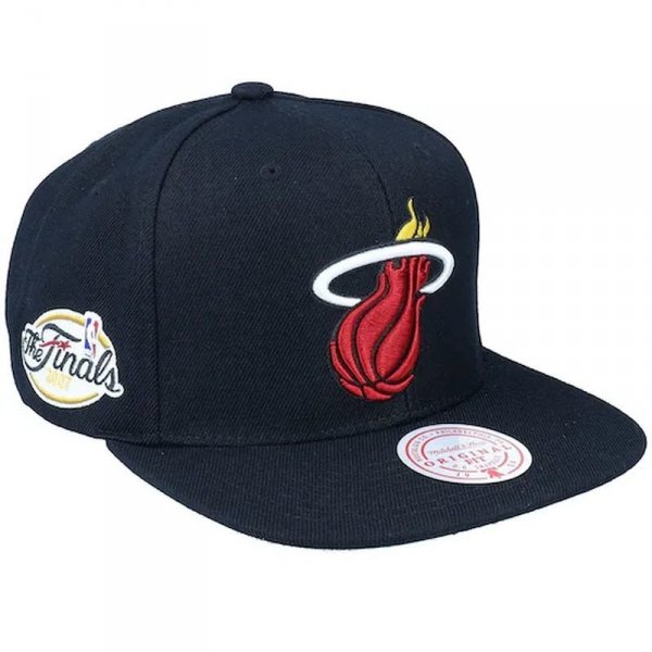 Mitchell &amp; Ness czapka z daszkiem NBA Miami Heat Top Spot Snapback Hwc Heat HHSS2976-MHEYYPPPBLCK