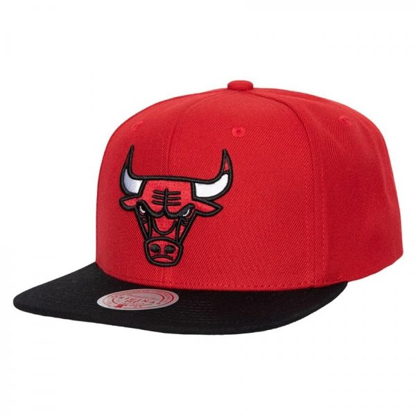 Mitchell &amp; Ness czapka z daszkiem NBA Chicago Bulls NBA Team 2 Tone 2.0 Snapback NBA Bulls HHSS3264-CBUYYPPPRDBK
