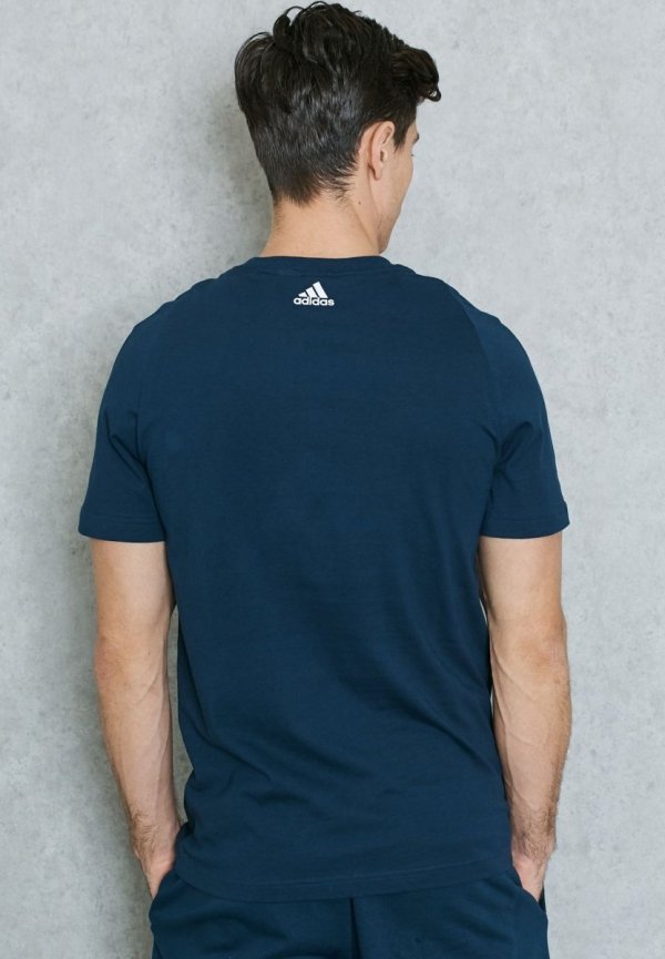 Adidas t-shirt męski granatowy Ess Big Logo Tee S98726