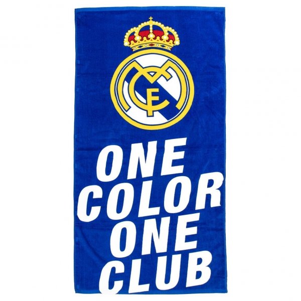 Real Madryt ręcznik plażowy bawełna junior 70x140 cm beach towel 2200010392