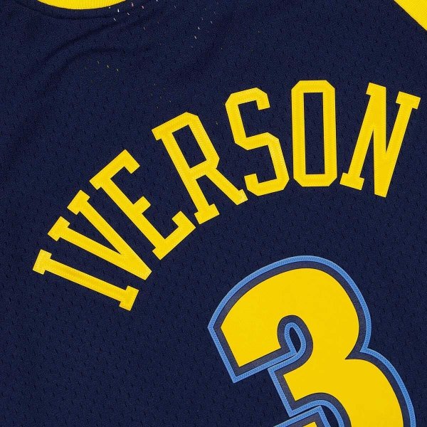 Mitchell &amp; Ness koszulka męska NBA Swingman Denver Nuggets Allen Iverson SMJY4205-DNU06AIVASBL 