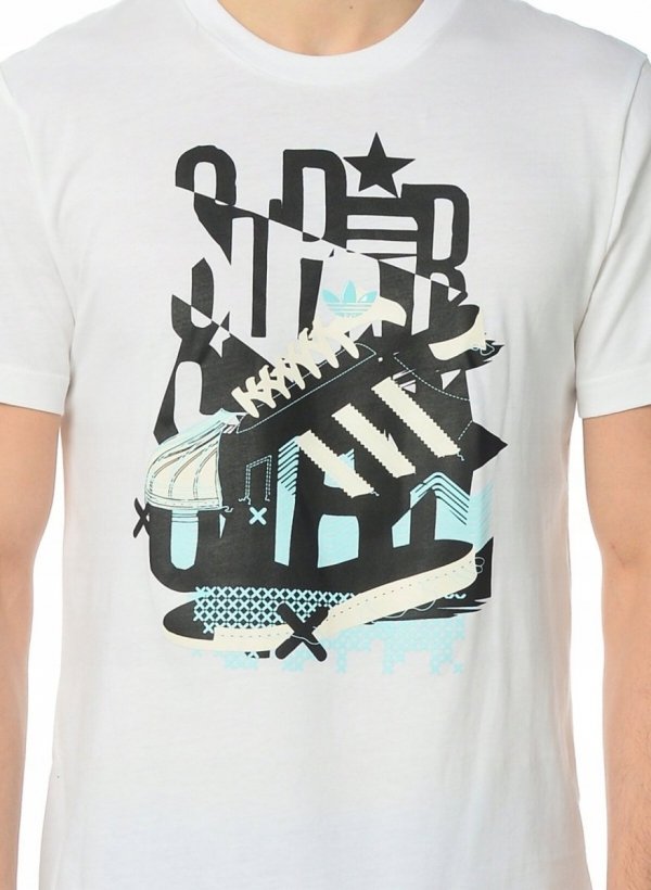 Adidas Originals t-shirt męski biały Ab9560