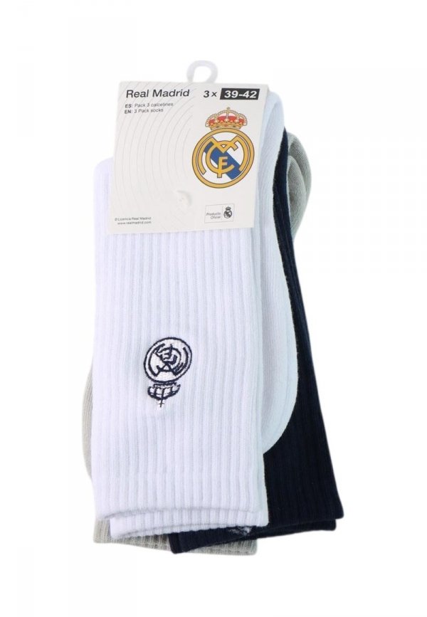 Real Madryt skarpetki wysokie 3-pack 2900003437