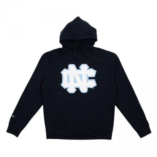 Mitchell &amp; Ness bluza University Of North Carolina NCAA Large Logo Hoody HDSSINTL1271-UNCNAVY