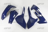 UFO KOMPLET PLASTIKÓW HUSQVARNA TE/TX 125/250/300 '17-19, FE 250/350/450/501 '17-19 KOLOR NIEBIESKI 