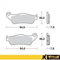 PROX klocki hamulcowe przód Triumph Tiger 800 XCX ABS (18-) 