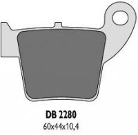 Delta Braking HONDA 250 CR (02-07) klocki hamulcowe tył 