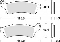 TRW klocki hamulcowe przód Kawasaki Ninja KRT Ediition ABS 650 ( 17- ) 