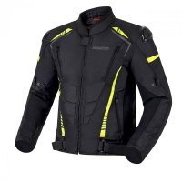 KURTKA TEKSTYLNA OZONE PULSE BLACK/FLUO YELLOW S 