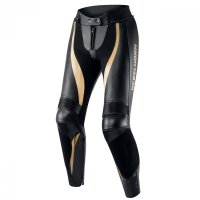 SPODNIE SKÓRZANE REBELHORN REBEL LADY BLACK/GOLD D40 
