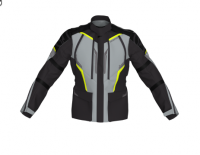 KURTKA TEKSTYLNA OZONE TOUR III BLACK/GREY/FLUO YELLOW XL 