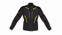 KURTKA TEKSTYLNA OZONE TOUR III BLACK/FLUO YELLOW XL 