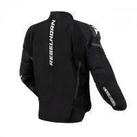 KURTKA MOTOCYKLOWA TEKSTYLNA REBELHORN VANDAL BLACK WHITE 7XL 