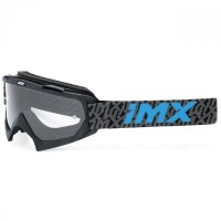 GOGLE IMX MUD BLACK MATT/GREY/BLUE - SZYBA CLEAR (1 SZYBA W ZESTAWIE) OS 