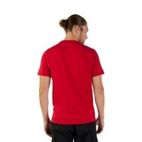 T-SHIRT FOX HEAD FLAME RED L 