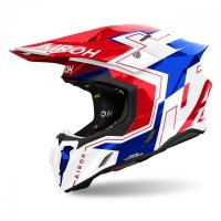KASK AIROH TWIST 3 DIZZY BLUE/RED GLOSS XS 